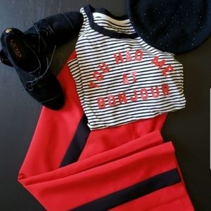 Anthropologie Belle Vere Tuxedo style pants